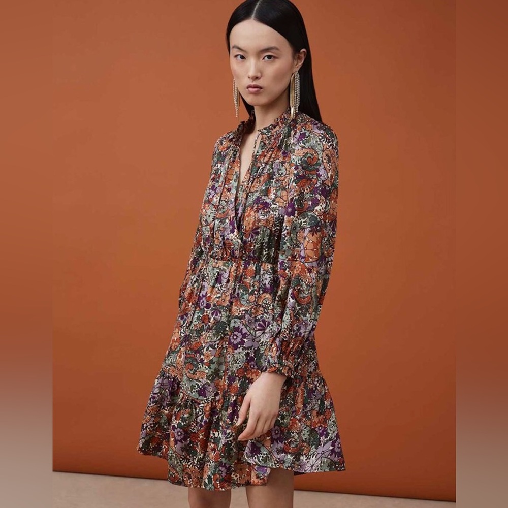 SUNCOO Chama‎ Floral Dress